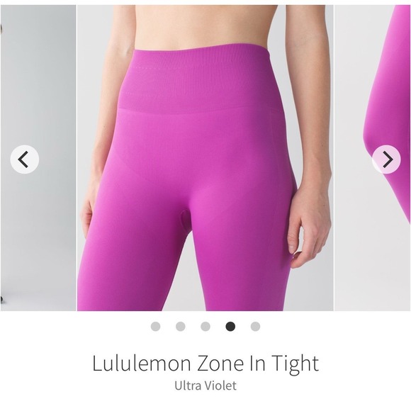 Lululemon zone in tight leggings pants‎ women's 4 - Picture 9 of 11